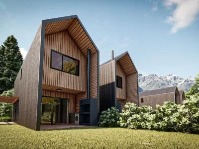C154 casa estilo nórdico en barrio norte – villa la angostura