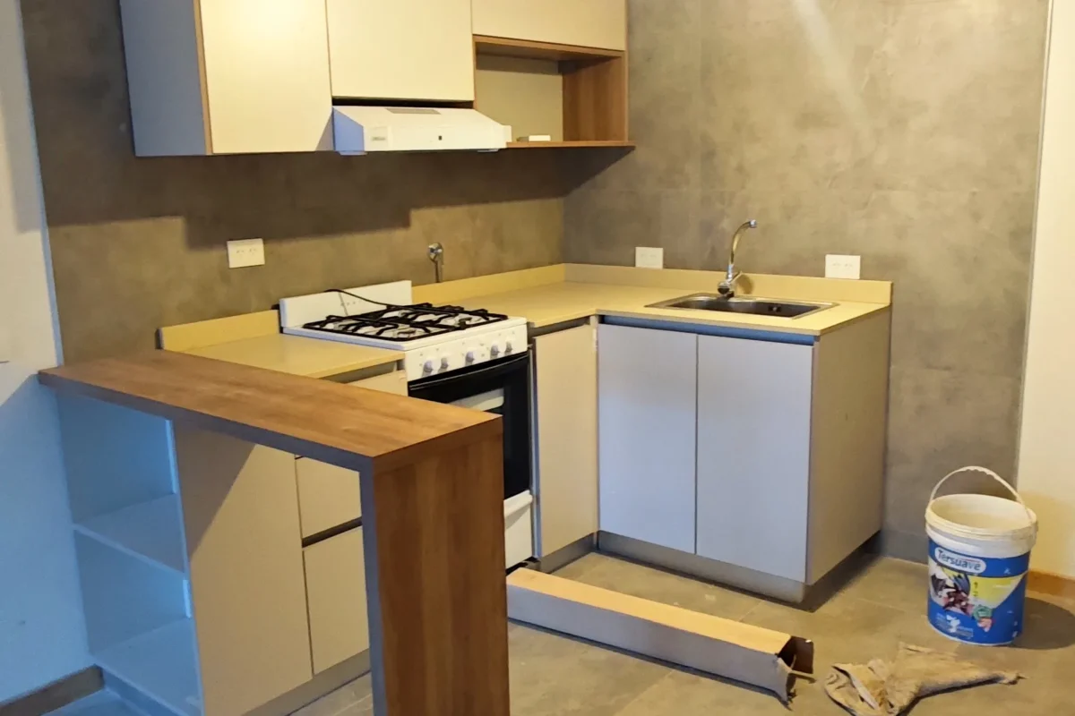 Venta departamento a estrenar 2 ambientes con parque ( d 106 )